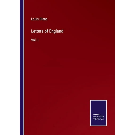 Letters of England: Vol. I, (Paperback)