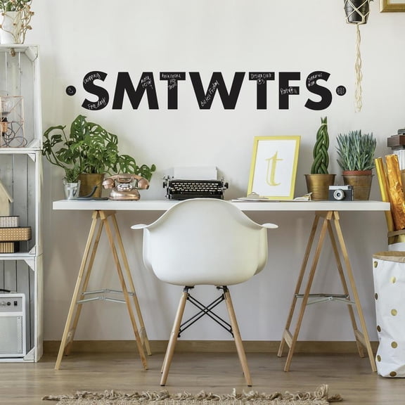 Letters of the Week Chalk Peel and Stick Wall Decals