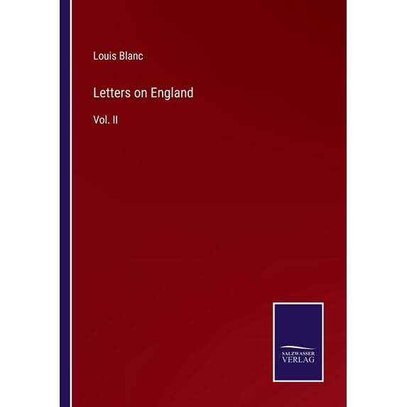 Letters on England : Vol. II (Paperback)
