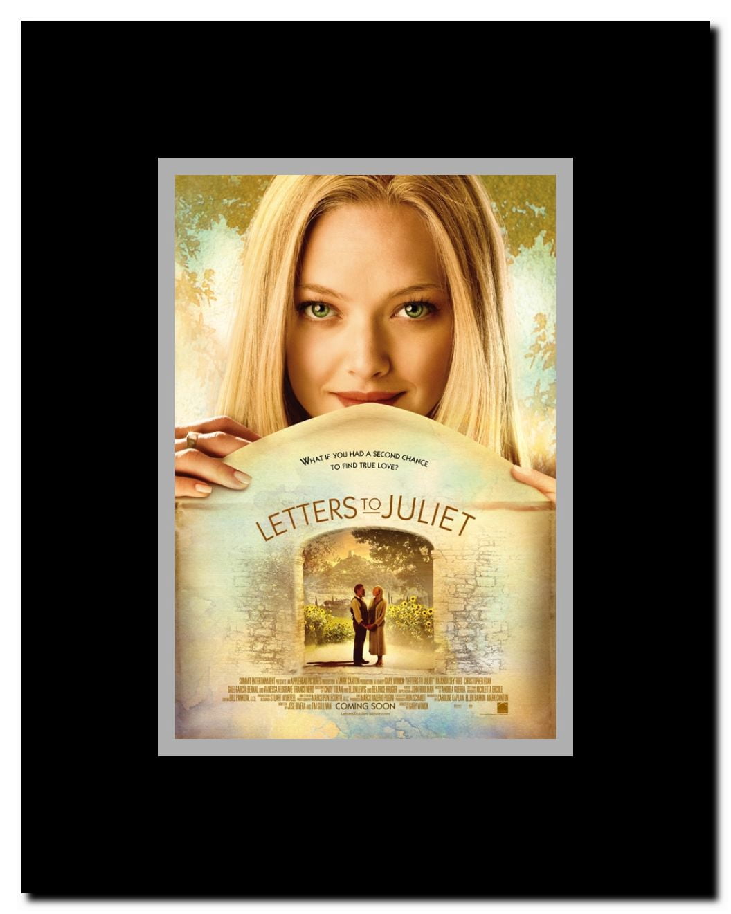Letters to Juliet Framed Movie Poster