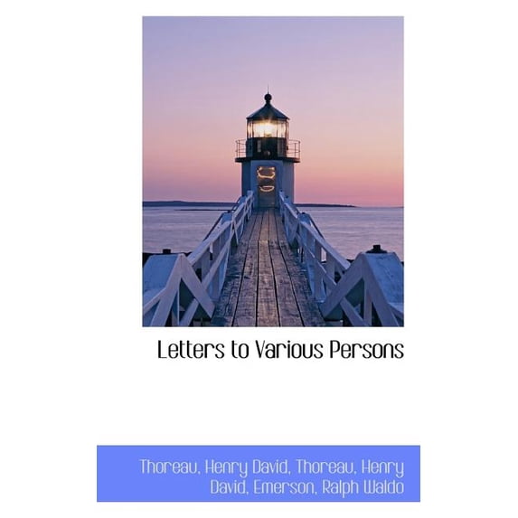 Letters to Various Persons (Paperback)