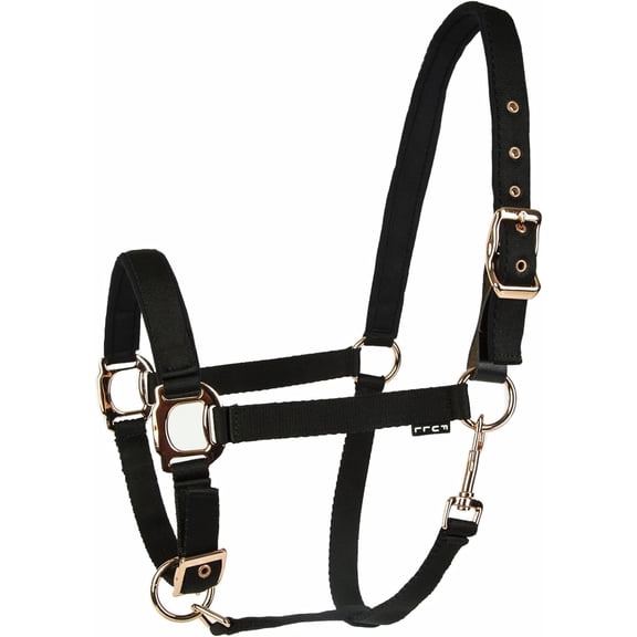 Lettia Breakaway Rosegold Halter Oversize Black