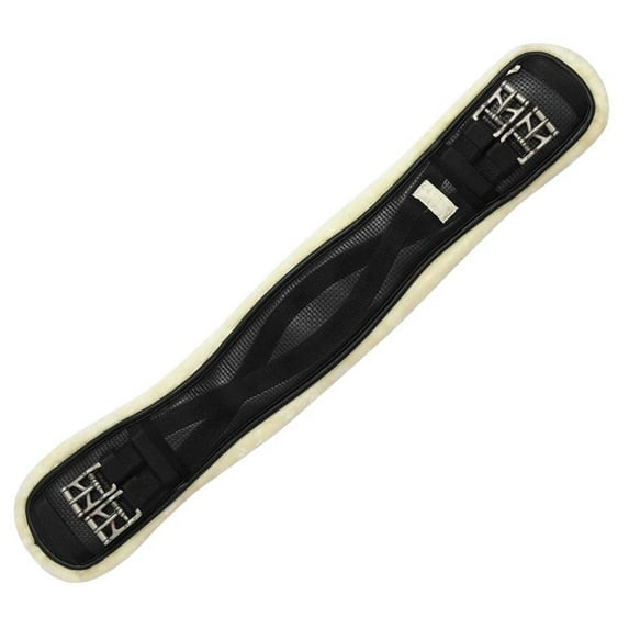 Lettia Clik Dressage Sherpa Fleece Clik Girth-Black-32