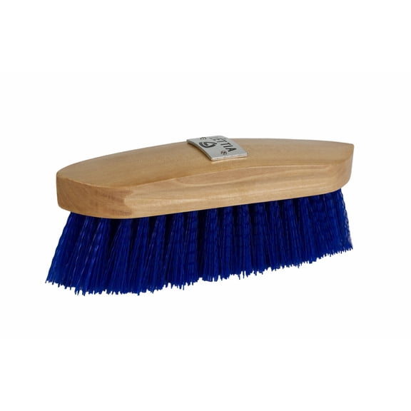 Lettia Collection Plastic Bristle Dandy Brush Wood Back