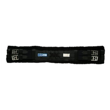 Lettia Dressage Girth Cover Lined with CoolMax - Black 26"