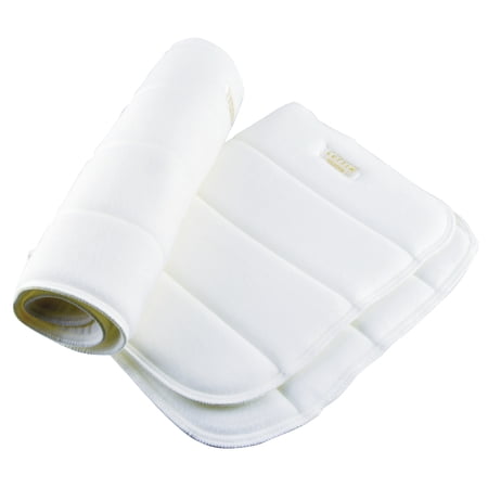 Lettia Pair No-Bow Wraps 12 inch White