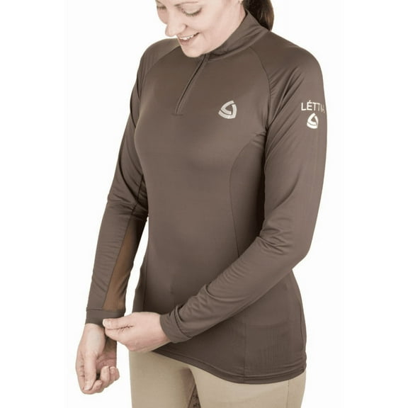 Lettia Women Quarter-Zip Neck UPF 50+ Sun Shirt