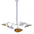 thumbnail image 1 of Lettie 5 Light Gold Leaf Detail 49 Inch Dia Pendant, 1 of 5