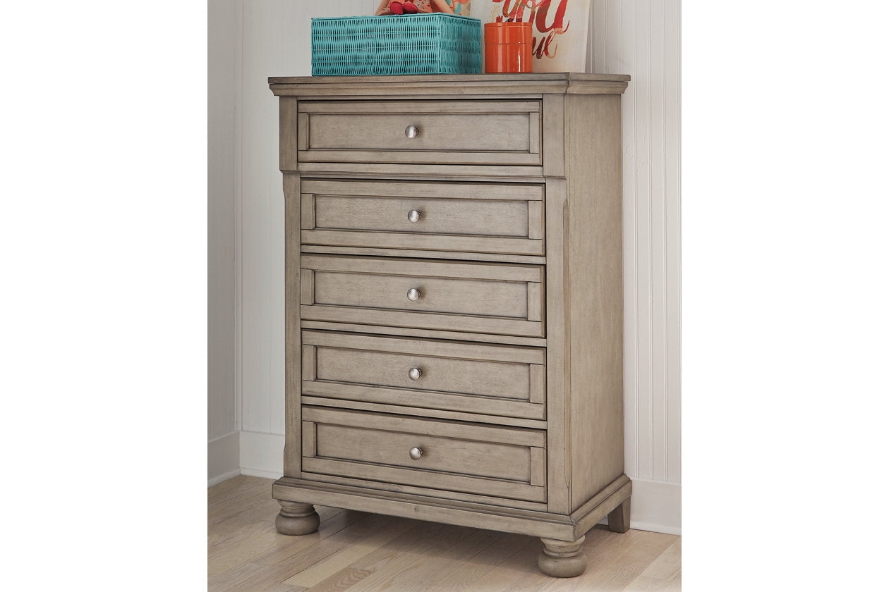 Lettner Light Gray Chest of Drawers