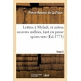 thumbnail image 1 of Lettres À Myladi, Et Autres Oeuvres Mêlées, Tant En Prose Qu'en Vers. Tome 2 (Paperback), 1 of 1
