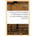 thumbnail image 1 of Lettres Sur l'Homoeopathie Ou Réfutation Complète de Cette Méthode Curative (Paperback), 1 of 1