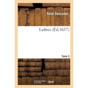 Lettres Tome 3, Paperback