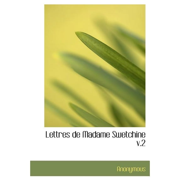 Lettres de Madame Swetchine V.2 (Hardcover)