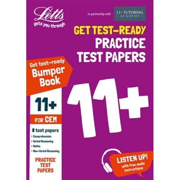Pre-Owned Letts 11+ Success: Letts 11+ Success 11+ Practice Test Papers Bumper Book, Inc. Audio Download: For The CEM Tests (Paperback)