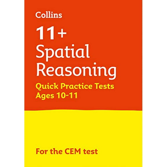 Pre-Owned 11+ Spatial Reasoning Quick Practice Tests Age 10-11 (Year 6): For the 2025 CEM Tests (Collins 11+ Practice) Paperback
