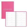 thumbnail image 1 of Letts Dazzle A6 Address Book, White Paper, 192 Pages, 5.75 x 4.125 x 0.375 Inches, Pink (B090042), 1 of 1