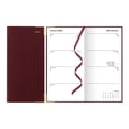 thumbnail image 1 of Letts of London Classic Slim Week to View Planner with Monthly Planners, 8.63-inch Length, Burgundy, Office and School Supplies, 1 of 1