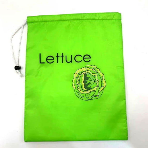 Lettuce/Banana Keeper for Refrigerator - Keep It Fresh Produce Bags Lettuce Storage Bags Food Drawstring Bag Salad Saver Fresh Fruit and Vegetable Bags - Lettuce Keeper Vegetables Fresh Produce Bag