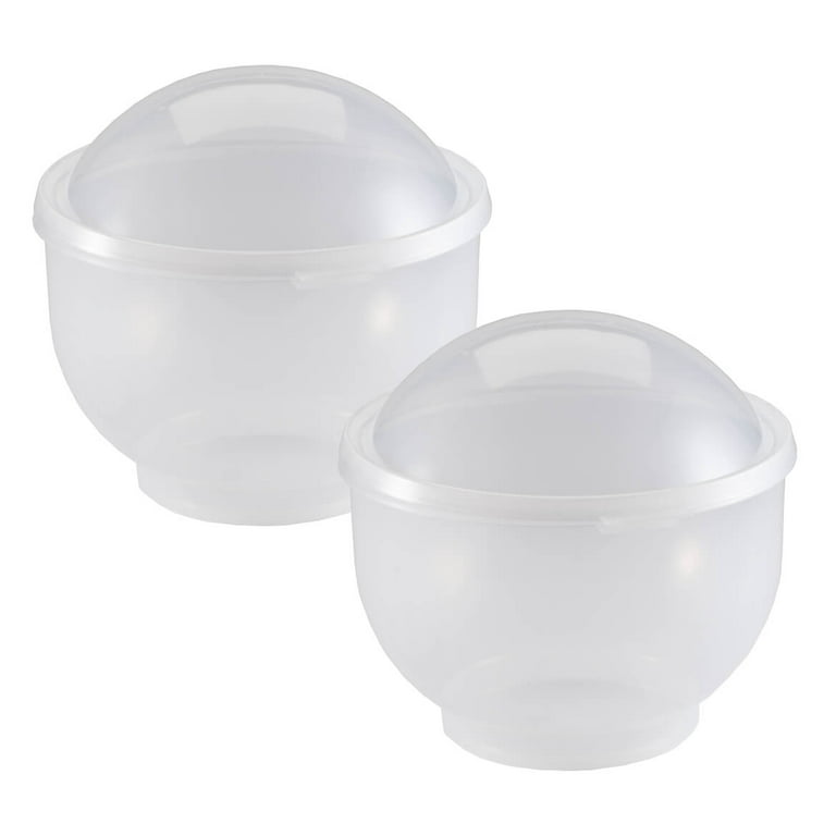 Lettuce Keeper, Crafted With 100% Durable Plastic, Kitchen Storage and  Organization - Set of 2, Each Measures 7 High x 8 Diameter With Raised  Lid 
