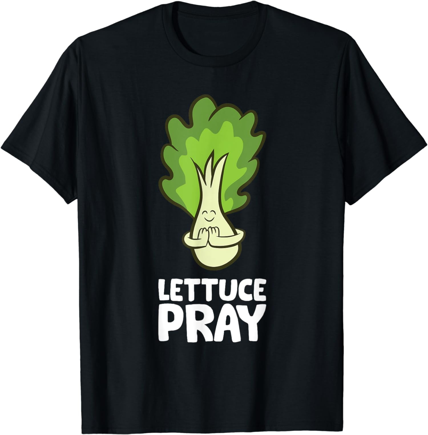 Lettuce Pray Christian Let's Pray Lettuce T-Shirt - Walmart.com