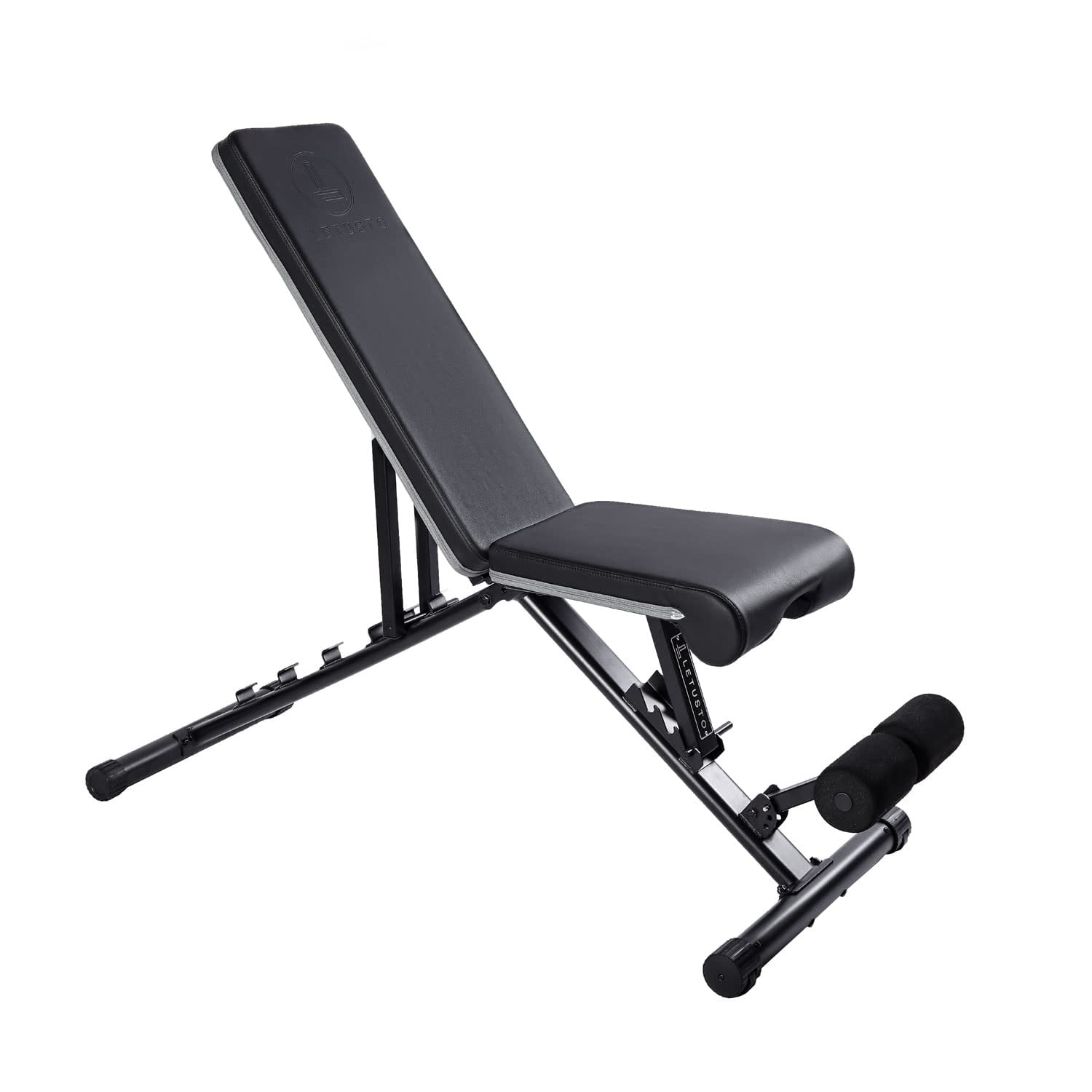 Letusto Adjustable Weight Bench Heavy Duty Incline Decline and Flat Bench, 1100 lb Weight Capacity