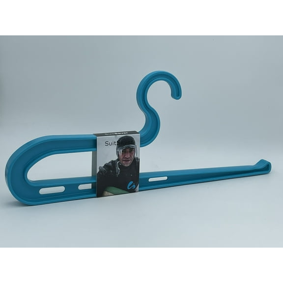 Leucadia Surf Design Durable Plastic Wetsuit Hangers, Single, Blue
