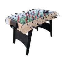 Leuco Foosball Table, 55" Soccer Game Table with 2-Person Play, Classic Table Football for Game Room & Family Entertainment