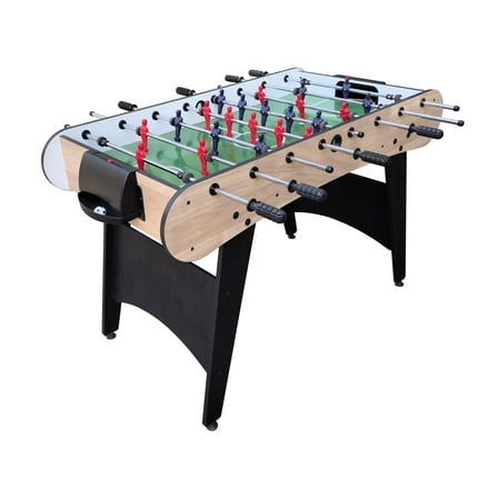 Leuco Foosball Table, 55" Soccer Game Table with 2-Person Play, Classic Table Football for Game Room & Family Entertainment