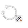 thumbnail image 1 of Leukemia Awareness Heart Key Chains, 1 of 2
