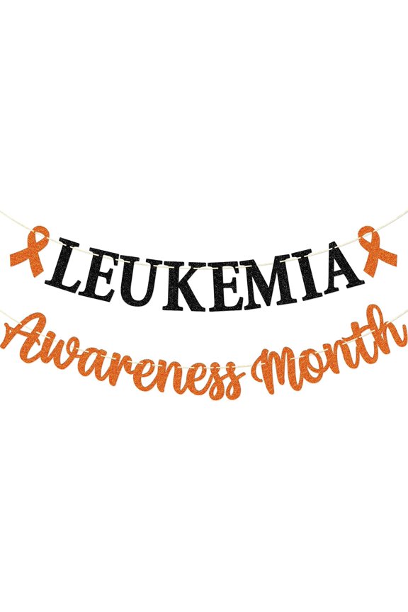 Leukemia Awareness Month Banner, Leukemia Cancer Support Decor, Leukemia Cancer Support Party Decorations