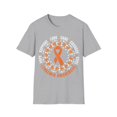 thumbnail image 1 of Leukemia Cancer Awareness Facts Orange Ribbon Month TShirt, 1 of 6