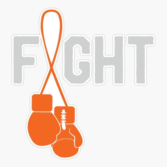 Leukemia Cancer Awareness Month Day Ribbon Survivor Fighter Er, Phone Decal Water Bottle Stickers Car Decals, Funny Birthday Gift