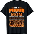 thumbnail image 1 of Leukemia Cancer Awareness Survivor Orange Ribbon Mom T-Shirt, 1 of 4