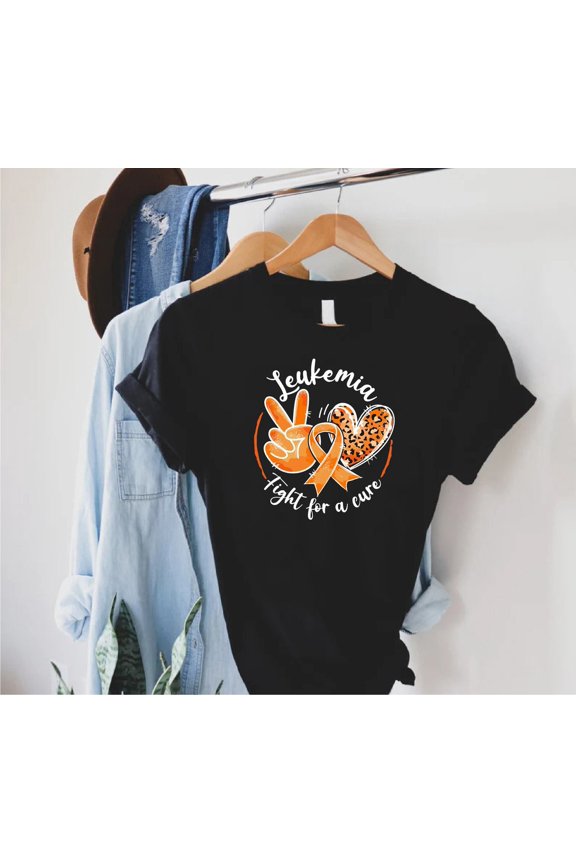 Leukemia Cancer Fight For A Cure Shirt, Leukemia Cancer Awareness Shirt, Cancer Warrior Tee,Cancer Support Shirt,Fight Leukemia Cancer Shirt