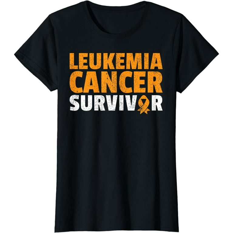Leukemia Awareness Cancer Survivor Orange Ribbon T Shirt Leukemia Awareness Cancer Survivor Orange Ribbon T Shirt