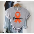 thumbnail image 1 of Leukemia Cancer Survivor Shirt, Leukemia Support Gift, Orange Ribbon Shirt, Leukemia Warrior Fighter Shirts, Leukemia Cancer Awareness Tee, 1 of 2