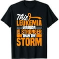 thumbnail image 1 of Leukemia Warrior Cancer Ribbon Leukemia Awareness Week T-Shirt, 1 of 4