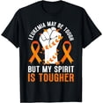 thumbnail image 1 of Leukemia Warrior Orange Ribbon Strong Cancer T-Shirt, 1 of 4