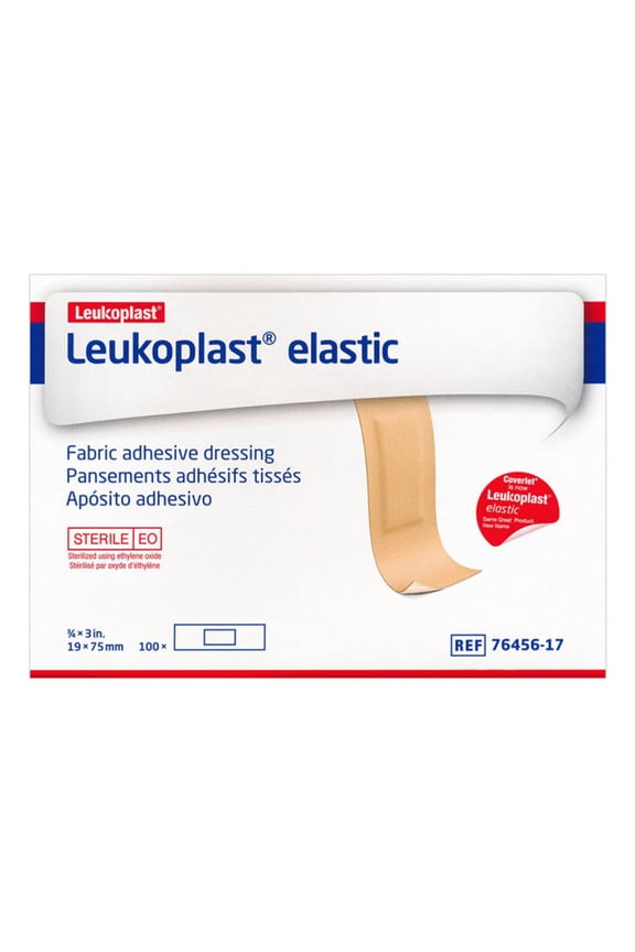 Elastic Adhesive Strips, .75 x 3 in. - 100 ct