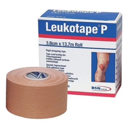 Leukotape P Heavy-Duty Rigid Strapping Sports Tape, 1-1/2'' x 15 yd,