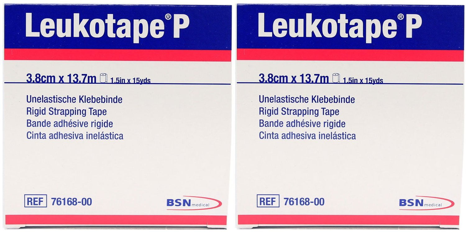 "Leukotape P Sports Tape 1.5"" x 15 Yards, Zinc Oxide Adhesive, 2