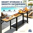 thumbnail image 1 of Leukture 12ft Wall Mounted Lean to Metal Awnings Bar Counter Accessories (No Awning), 1 of 4