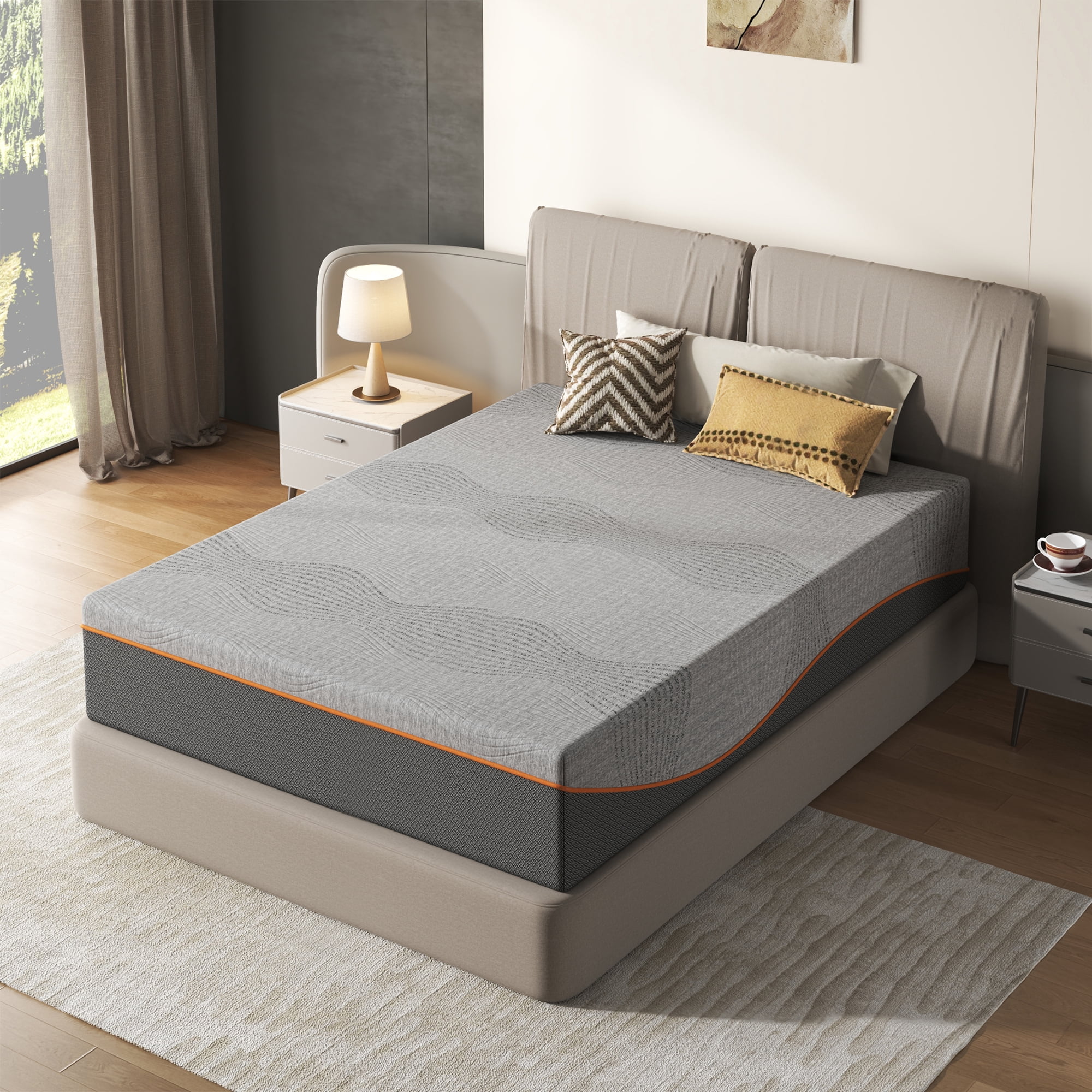 Leumius 14 Inch Full Mattress,Memory Foam Mattress in a Box,Breathable Cooling Layers,Medium Feel