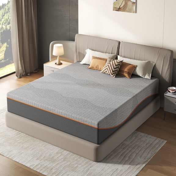 Leumius 14 Inch King Mattress,Memory Foam Mattress in a Box,Breathable Cooling Layers,Medium Feel