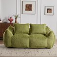 thumbnail image 1 of Leumius 2 Seater Boneless Sofa,Giant Bean Bag Sofa Couch with Pillows, Oversized Chaise Lounge Chair for Living Room Bedroom,No Assembly,Green, 1 of 11