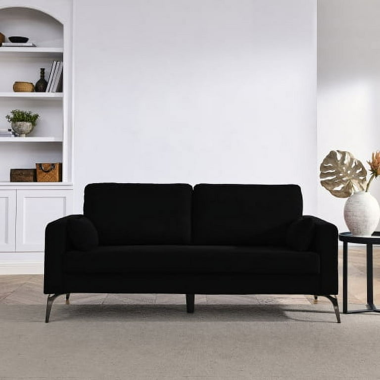 Small couch black discount