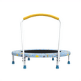 thumbnail image 1 of Leumius 36" Trampoline for Kids,Indoor Outdoor 3 Foot Trampoline with Foam Handle,No-Gap Safe Design,Kid Trampoline with Safety Enclosure Net for Boys Girls, Ages 1-8,Blue, 1 of 6