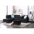 thumbnail image 1 of Leumius 98" L Shaped Sectional Couch,Modern Oversized Modular Sofa Couch with Storage Ottoman & Deep Seat,Sectional Couches for Living Room,Office,Gray, 1 of 8