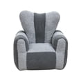 thumbnail image 1 of Leumius Bean Bag Chair,Comfy Teddy Beanbag Chair with a Color-Block and Heart-Shaped Backrest,Large Reading Chair for Living Room, Bedroom, ApartmentGray, 1 of 4