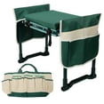 thumbnail image 1 of Leumius Foldable Garden Kneeler Seat with 2 Tool Pouches,Foldable Stool Heavy Duty Thick Gardening Bench for Kneeling and Seat, 1 of 7